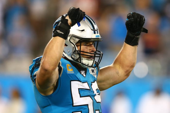 Former Panthers linebacker Luke Kuechly